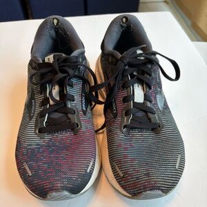 Brooks Adrenaline 22 Black and Red Shoes